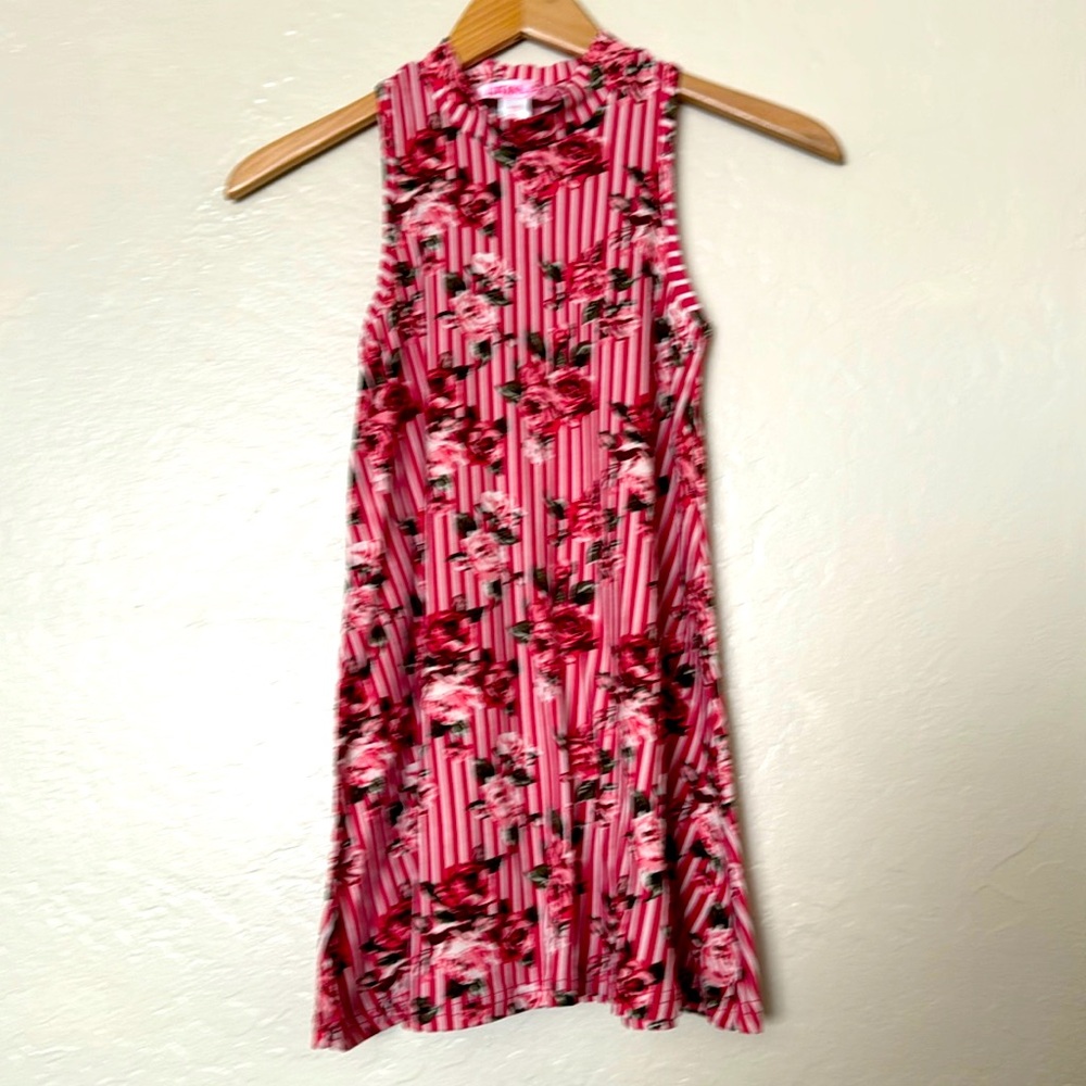 1st Kiss Girls Rose Pink and White Dress Size 7/8